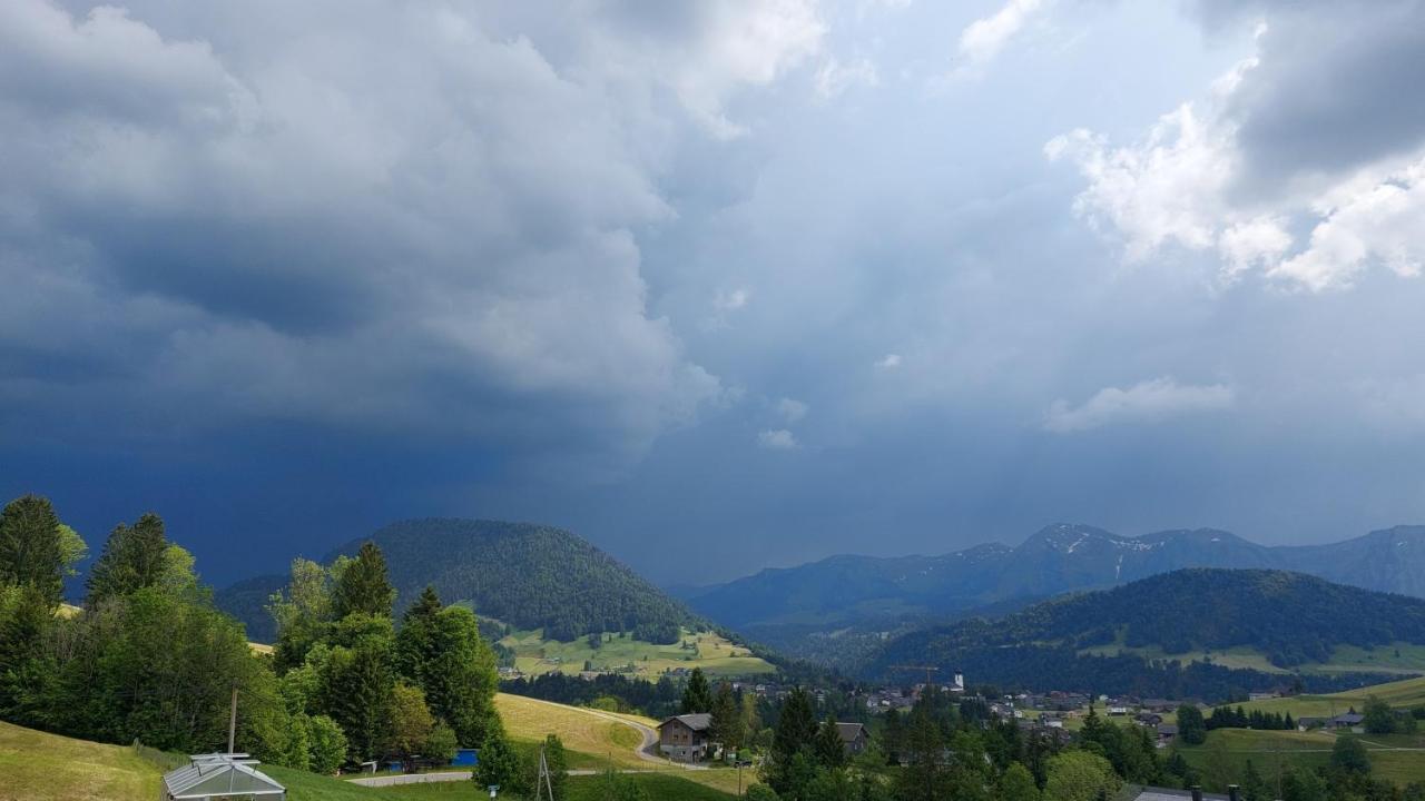 Ferienwohnung Schoenenbuehl Hittisau Esterno foto