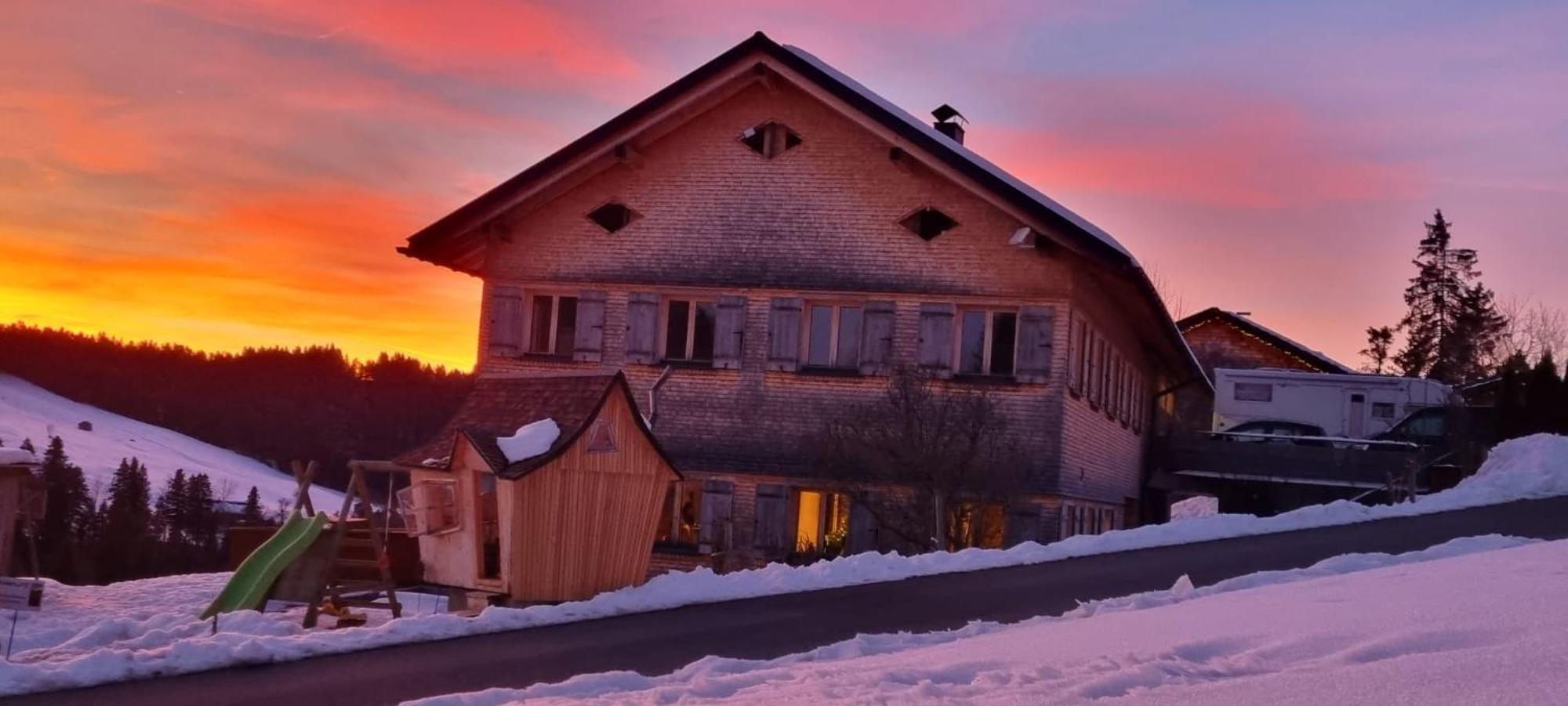 Ferienwohnung Schoenenbuehl Hittisau Esterno foto
