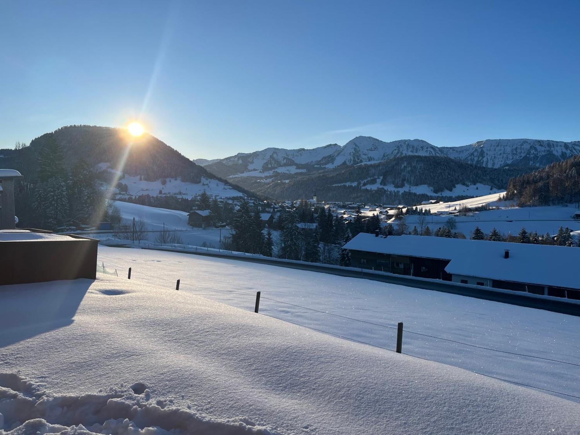 Ferienwohnung Schoenenbuehl Hittisau Esterno foto